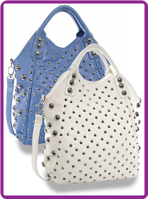 Tall Studded Tote Handbag Tall Studded Tote Handbag